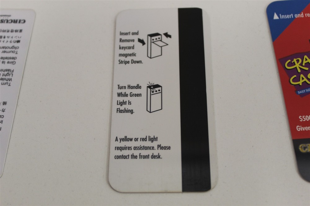 CIRCUS CIRCUS ROOM KEY BLACKJACKS