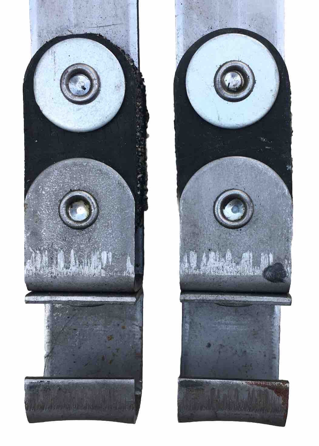 (2) Universal Exhaust Tailpipe Hangers 360° Swivel Hangers (2) 3” Clamps