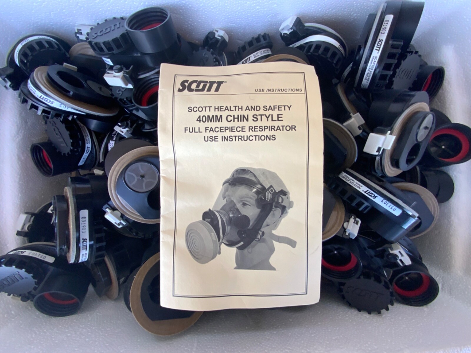 3M Scott Safety AV Series 40mm Adapter P/N 805059-01