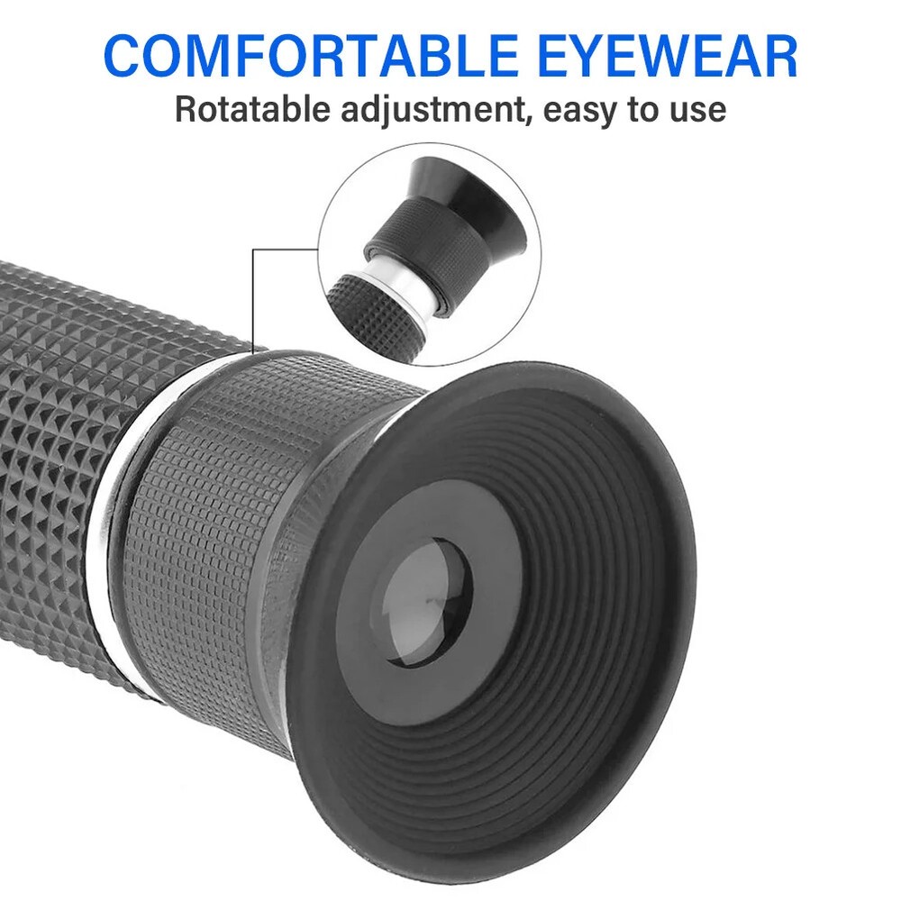 0～20% Milk Refractometer Handheld ATC Professional Milk Purity Analyzer Tester