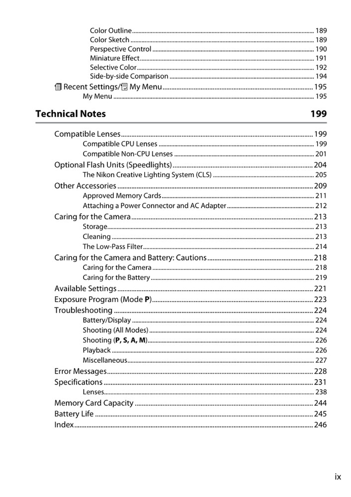 Nikon D5200 — User Reference Manual Guide — 1/2 Size, 5.5" x 8.5" Small Compact