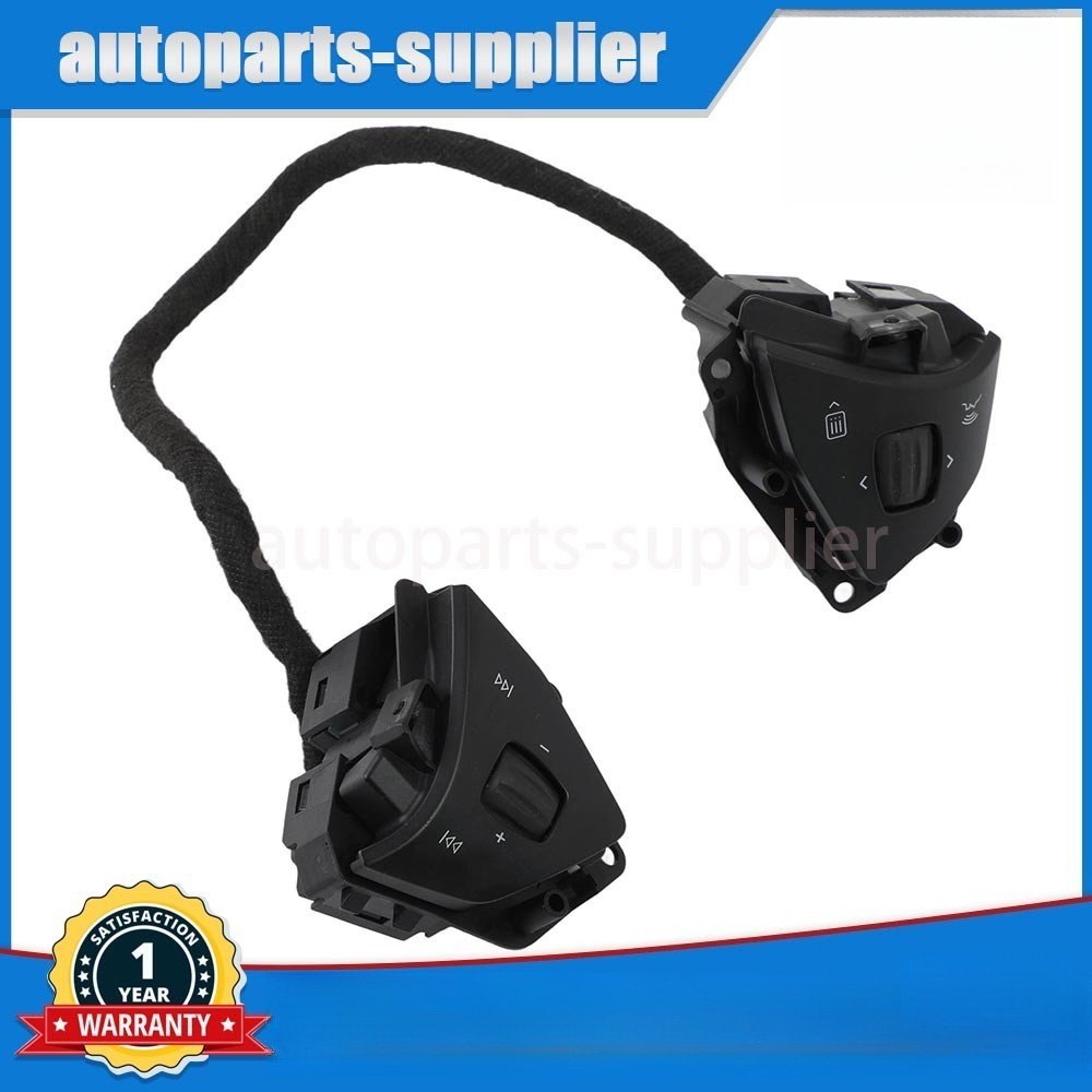 Left+Right Steering Wheel Audio Voice Control Button For Tesla Model S X 16-20