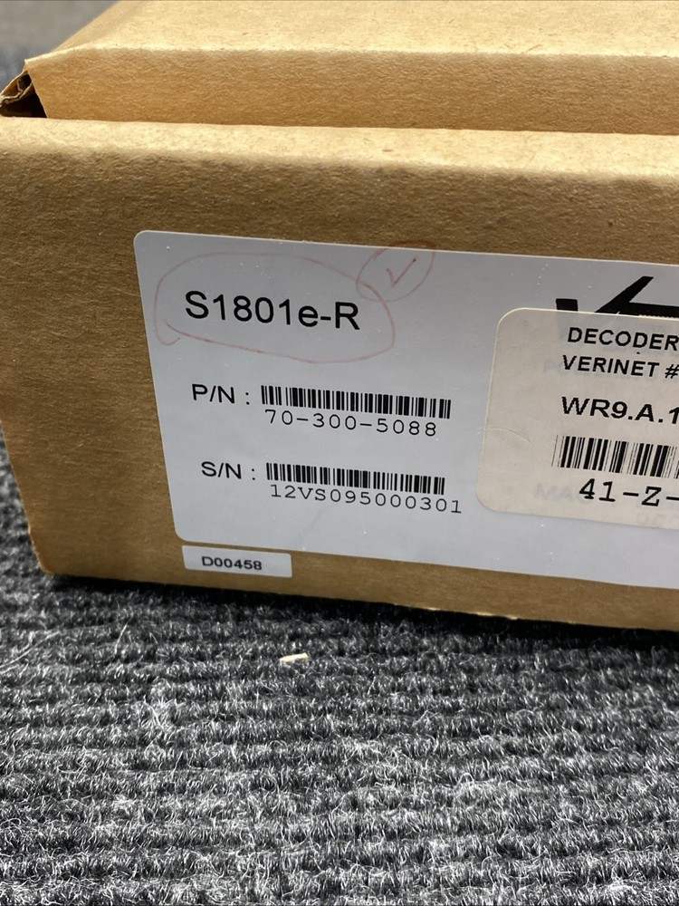 Verint S1801e Network Video Receiver