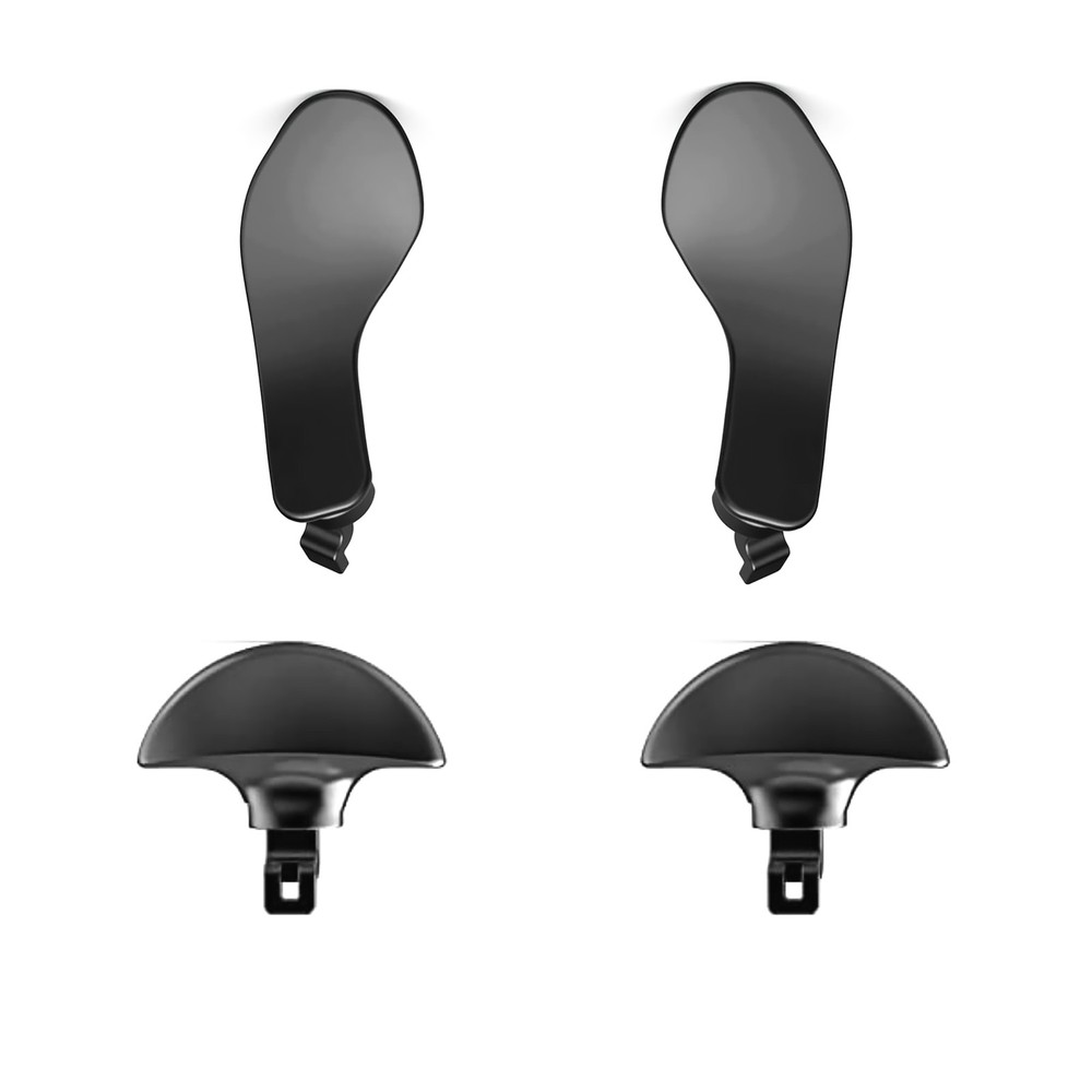 Black Stainless Steel Back Button Paddles For PS5 Edge Controller Replacement
