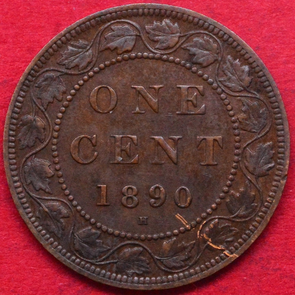 CANADA 1890-H LARGE CENT