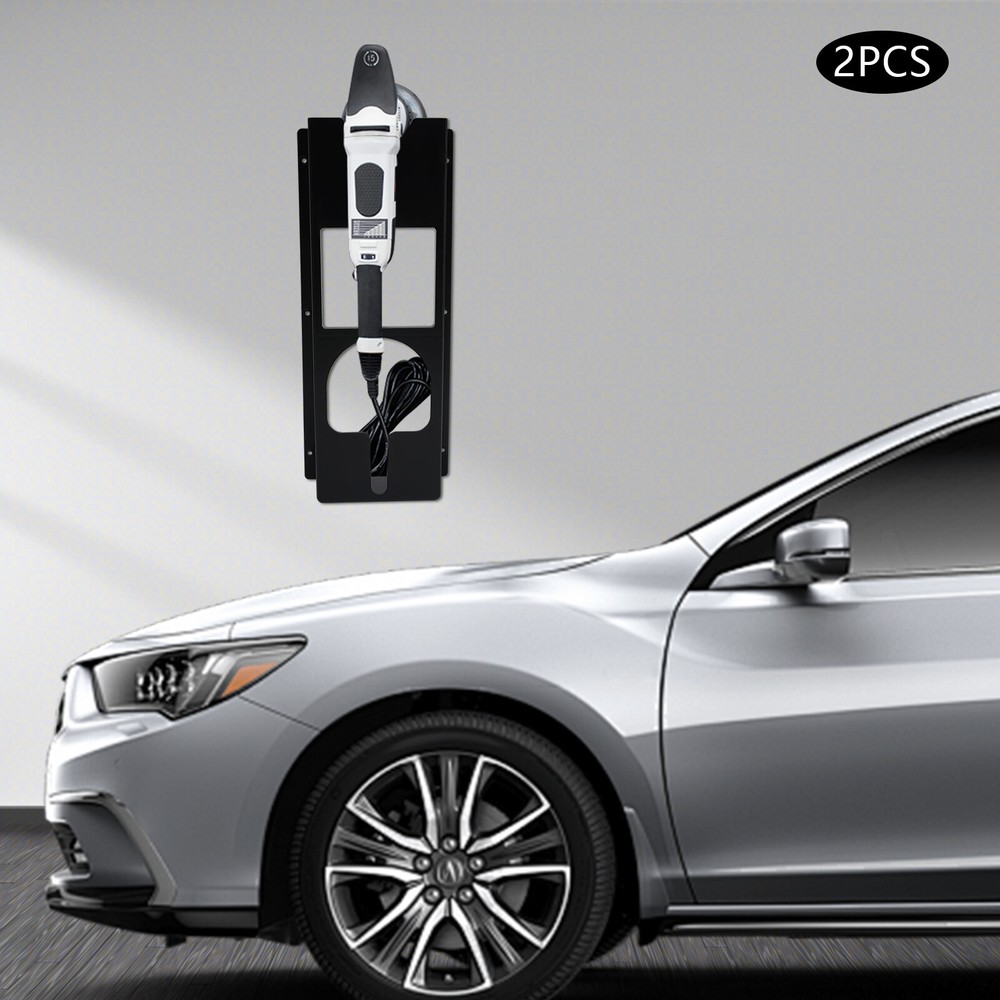 Polishing Machine Holder Wall Mount, 2 Pcs Set Buffer Polisher Rack