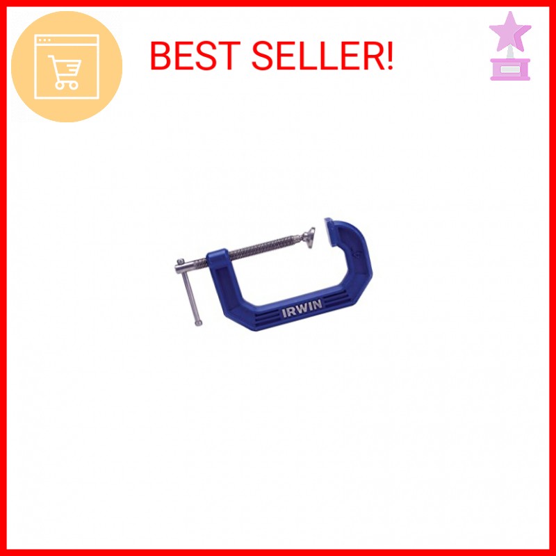 IRWIN QUICK-GRIP C Clamp, 4-Inch (225104)