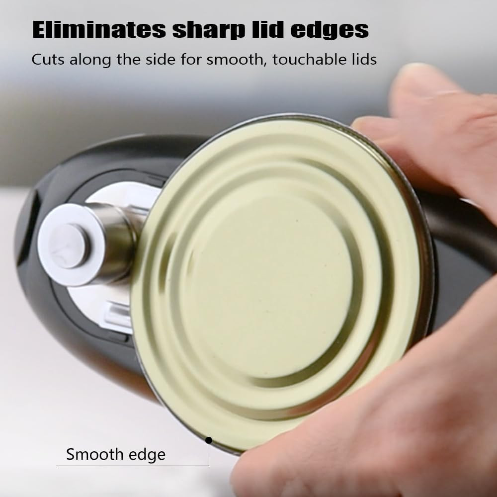 Rechargeable Electric Can Opener Smooth Edge Automatic USB Kitchen Tool