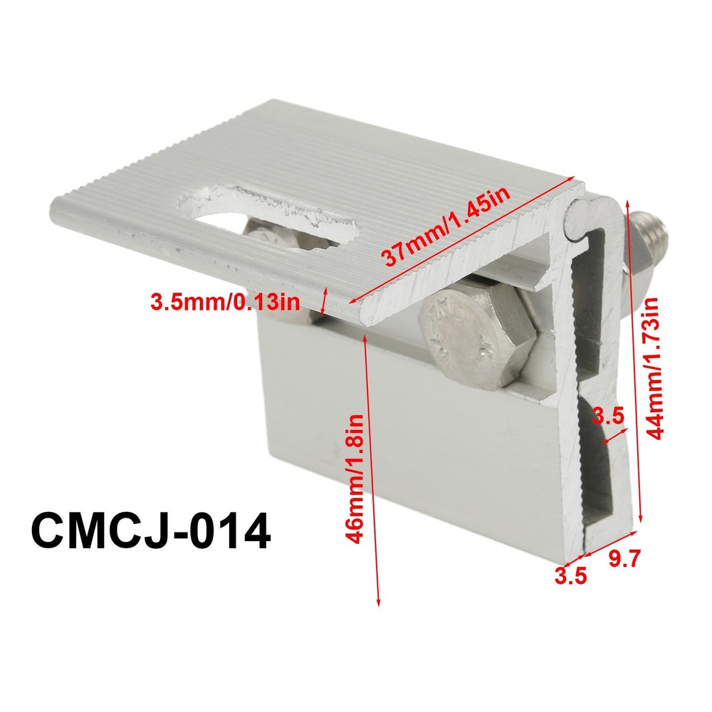 Aluminum Alloy PV Solar Module Horizontal Mounted Racking System High Quality