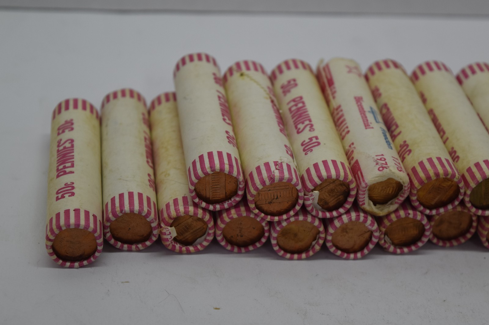 24 bank rolled penny 1981 D and other years pennies 14721