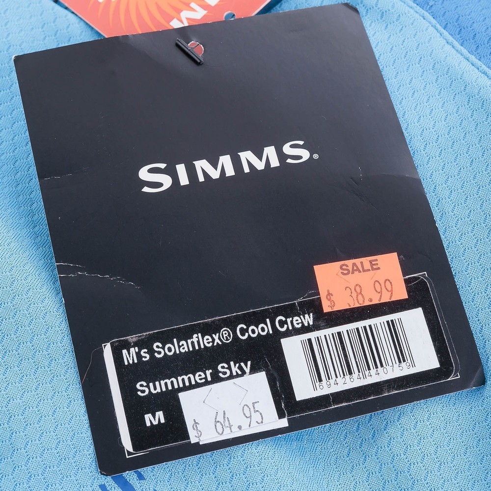 Simms Solarflex Cool Crew - Summer Sky