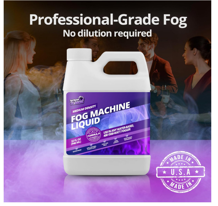 32oz Fog Machine Liquid Smoke - Medium Density Machine, 32 oz (1 Quart)