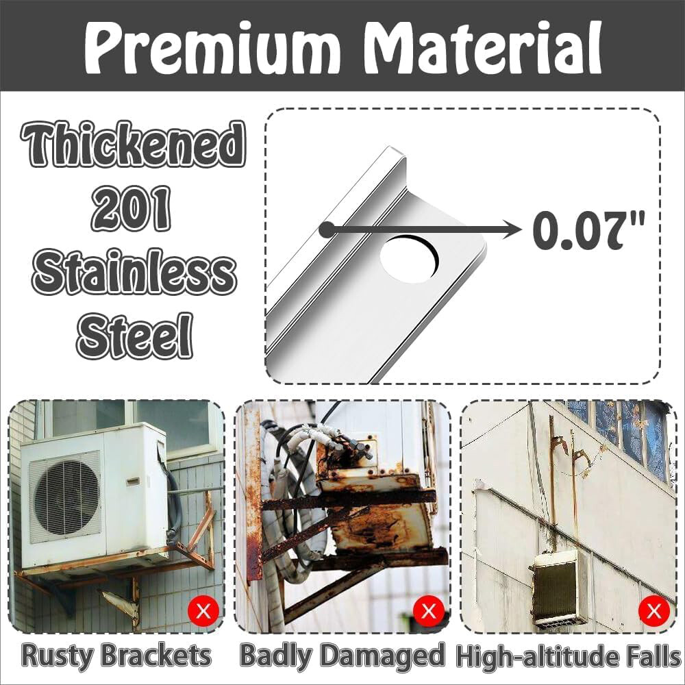 Mini Split Wall mounting Bracket 9000-24000BTU Ductless Air Conditioner Support
