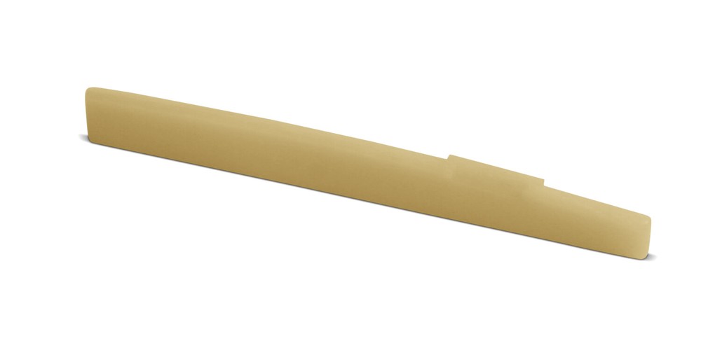 Lefty Bone Saddle – Fits Some Taylor® Guitars – B Compensation – Unbleached