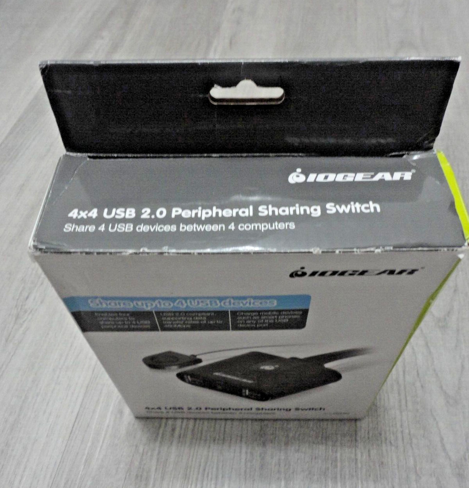 IOGEAR 4x4 USB 2.0 Peripheral Sharing Switch