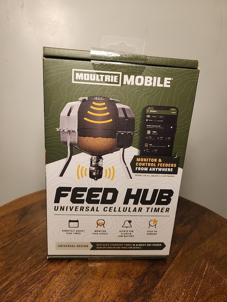 Moultrie Mobile Feed Hub Universal Cellular Timer - New Sealed Box