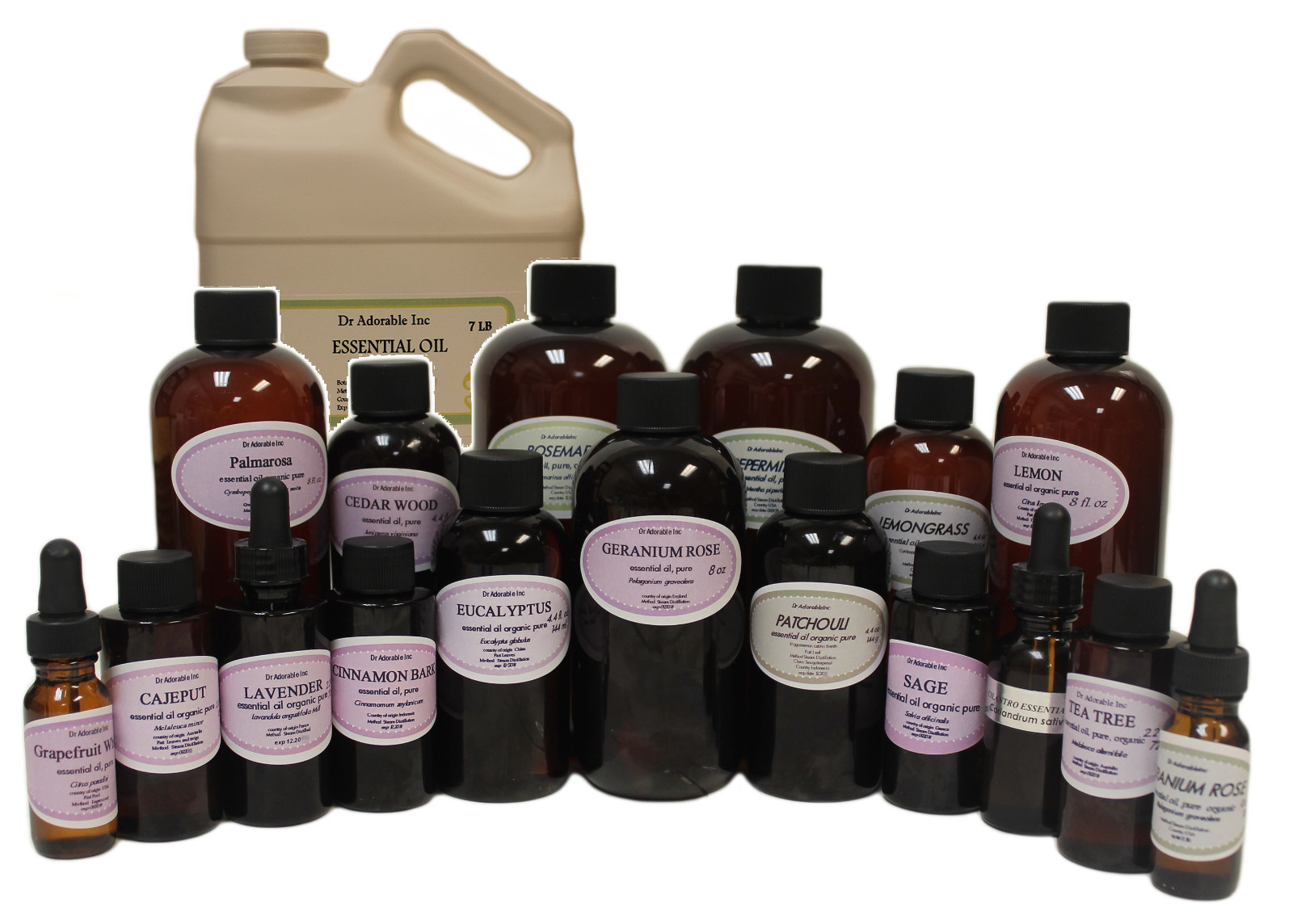 PURE ORGANIC LEMONGRASS ESSENTIAL OIL 100% PURE FROM 0.6 OZ UP TO 32 OZ