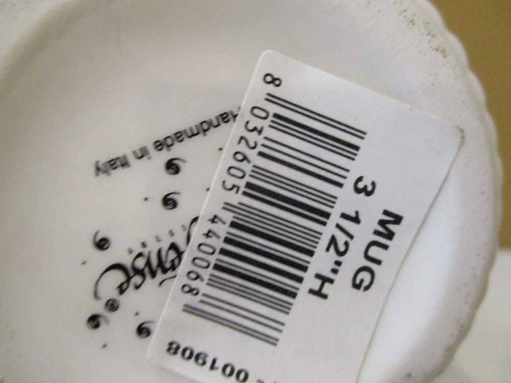 PRESENT TENSE TORCELLO MUG 3 1/2" 1305C