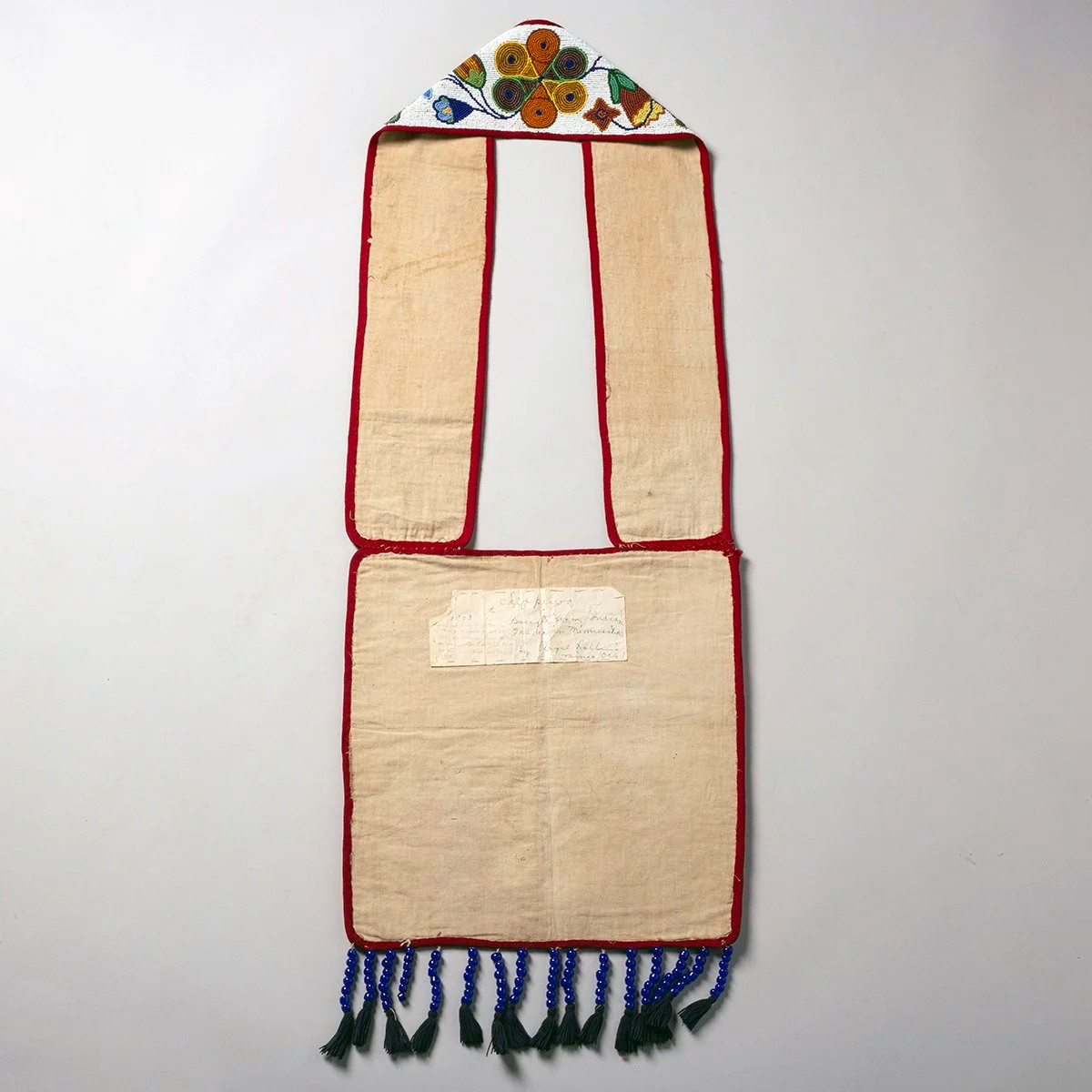 SUPERB BEADED BANDOLIER BAG