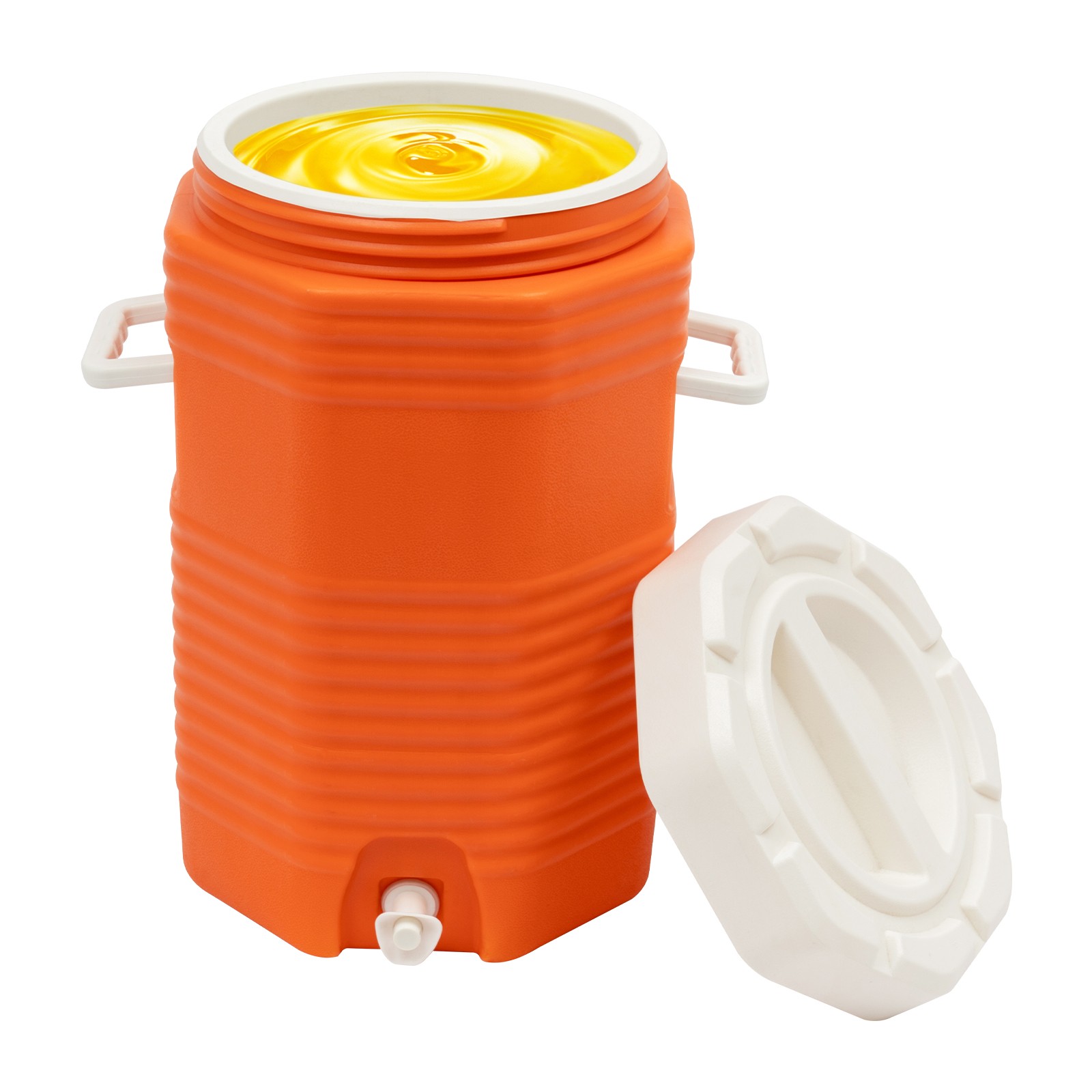 16L Insulated Drink Cooler Portable Beverage Insulation Barrel PU Capacity 100kg