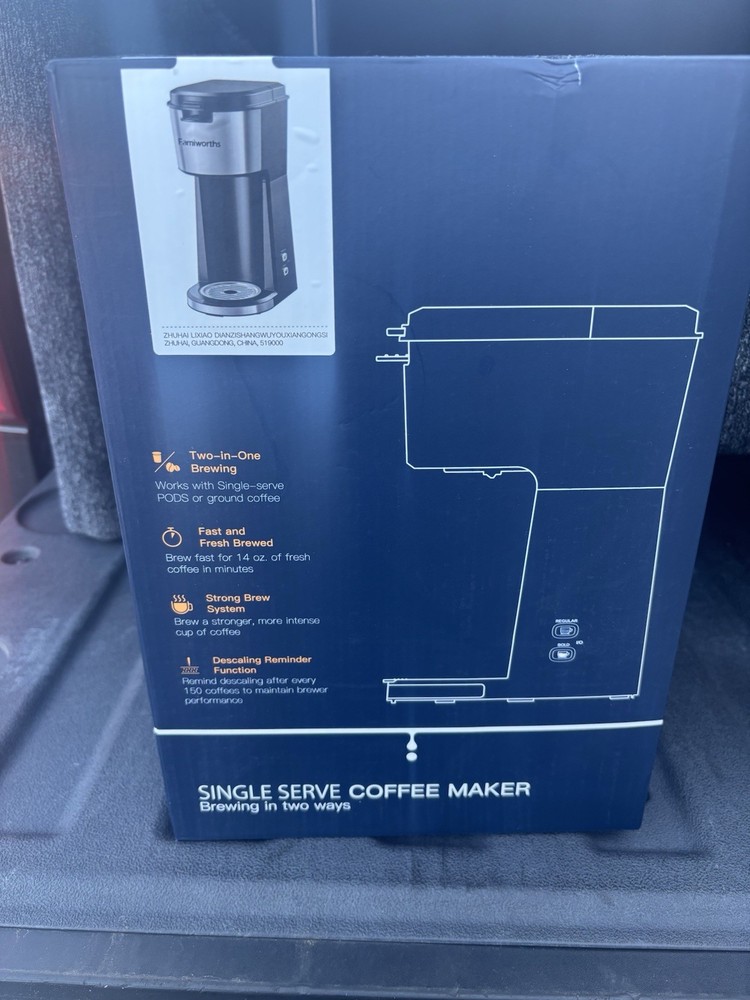 famiworths single serve coffee maker