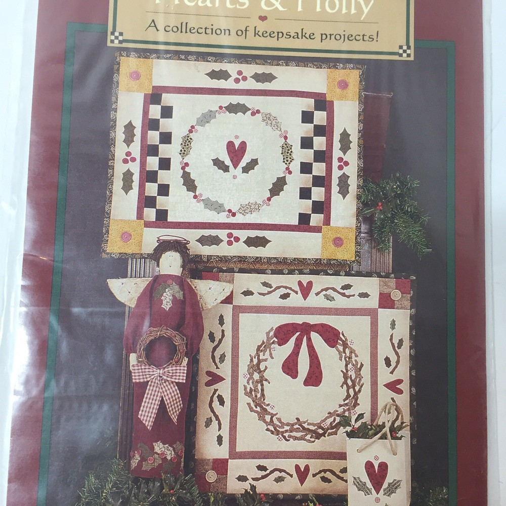 Hearts & Holly Quilt Pattern Vanilla House