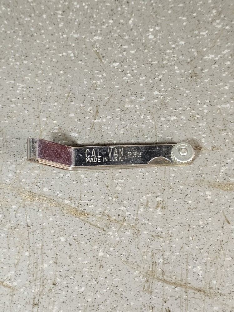 Cal Van #233 Offset Feeler Gauge Set T2