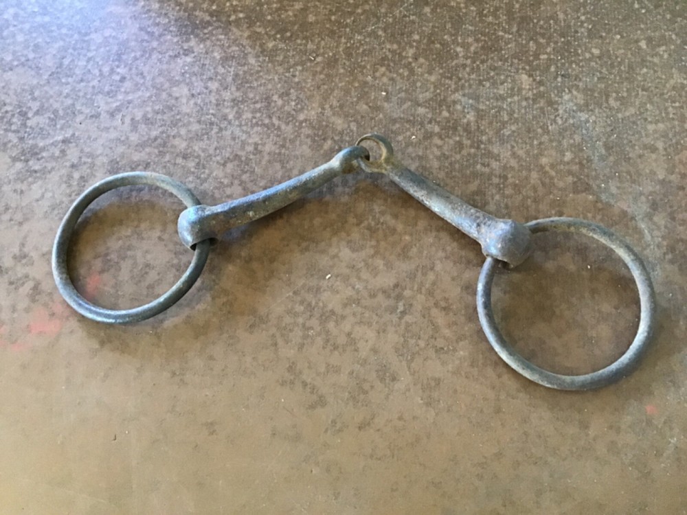 Rustic O-ring Snaffle Bit ~ Horse Decor, Crafts, Western, Farmhouse
