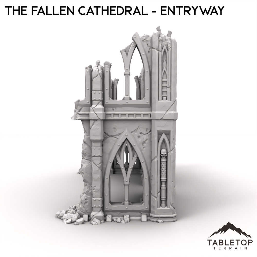 The Fallen Cathedral - Entryway - Grimdark Gothic Wargaming Tabletop