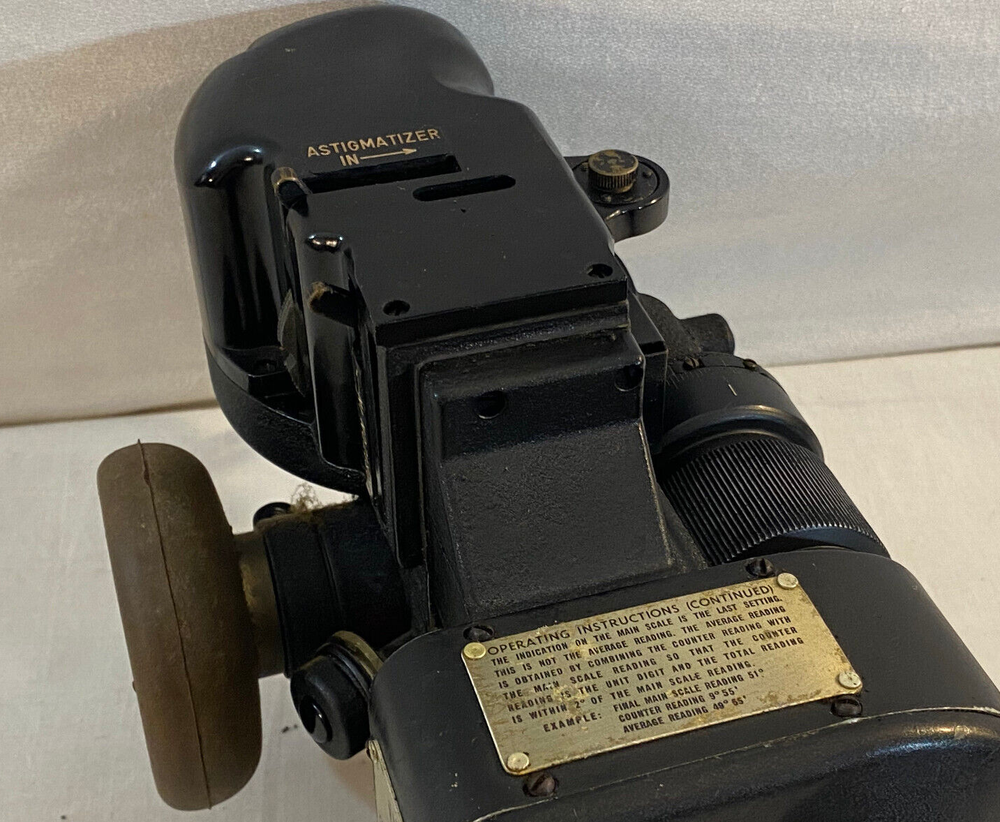 Bendix Aircraft Sextant Mark V U.S. Navy 3014-2-A Serial #2028 + Case UNTESTED