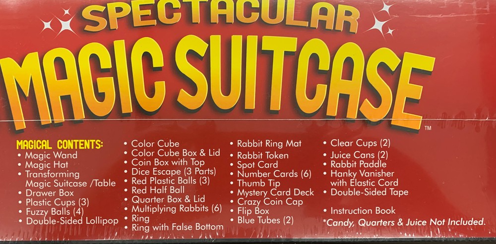 Ideal 100-Trick Spectacular Magic Show Suitcase