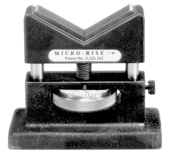 High Precision Adjustable MICRO-RISE V-BLOCKS,STD SET W/CLAMPS - #16507