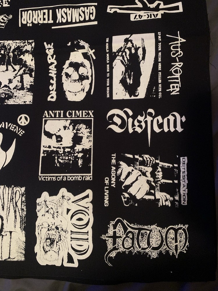 Crust Punk Patches Sheet