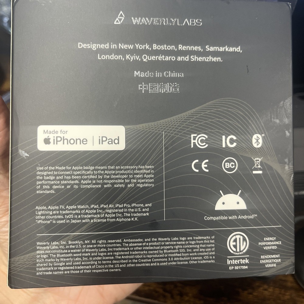 Ambassador Interpreter Waverly Labs 20+ Languages 48 Dialects