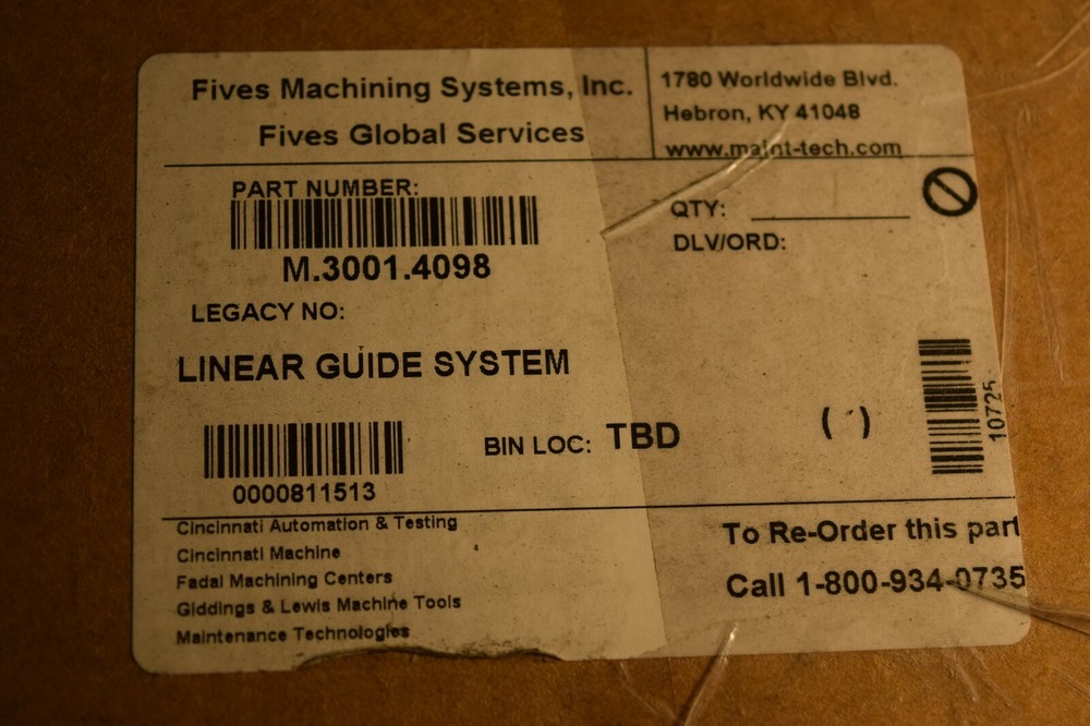 THK M.3001.4098 Linear Guide System