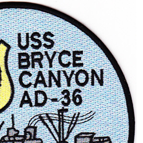 AD-36 USS Bryce Canyon Patch - A Version