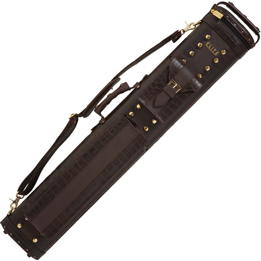 Elite ECC24 Brown Pool Cue Case Billiard Stick Bag Billiards Cues