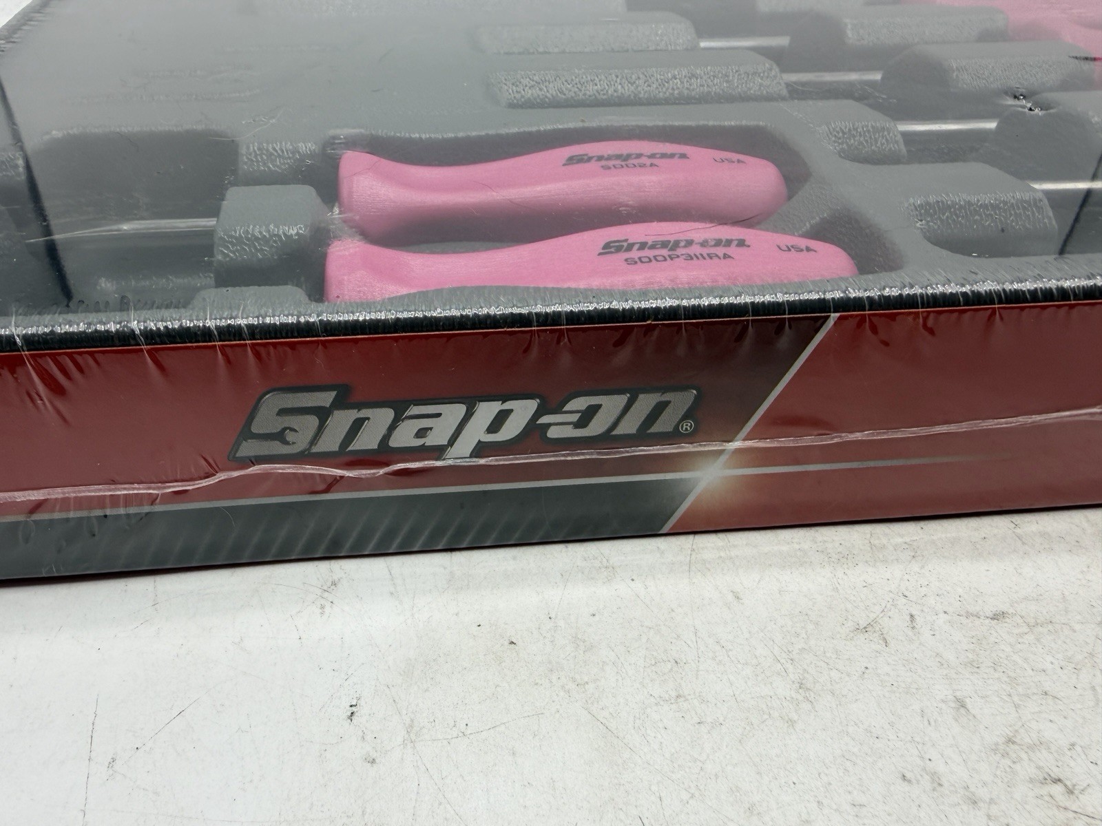 Snap On Tools Pink Hard Handle Combination Screwdriver Set SDDX70APP 7 Piece New