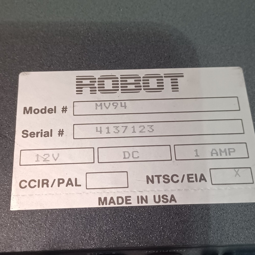 ROBOT MV94 Color Multivision Plus Processor Security CC, Replacement