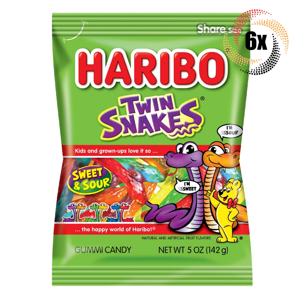 Haribo Twin Snakes Peg Bag