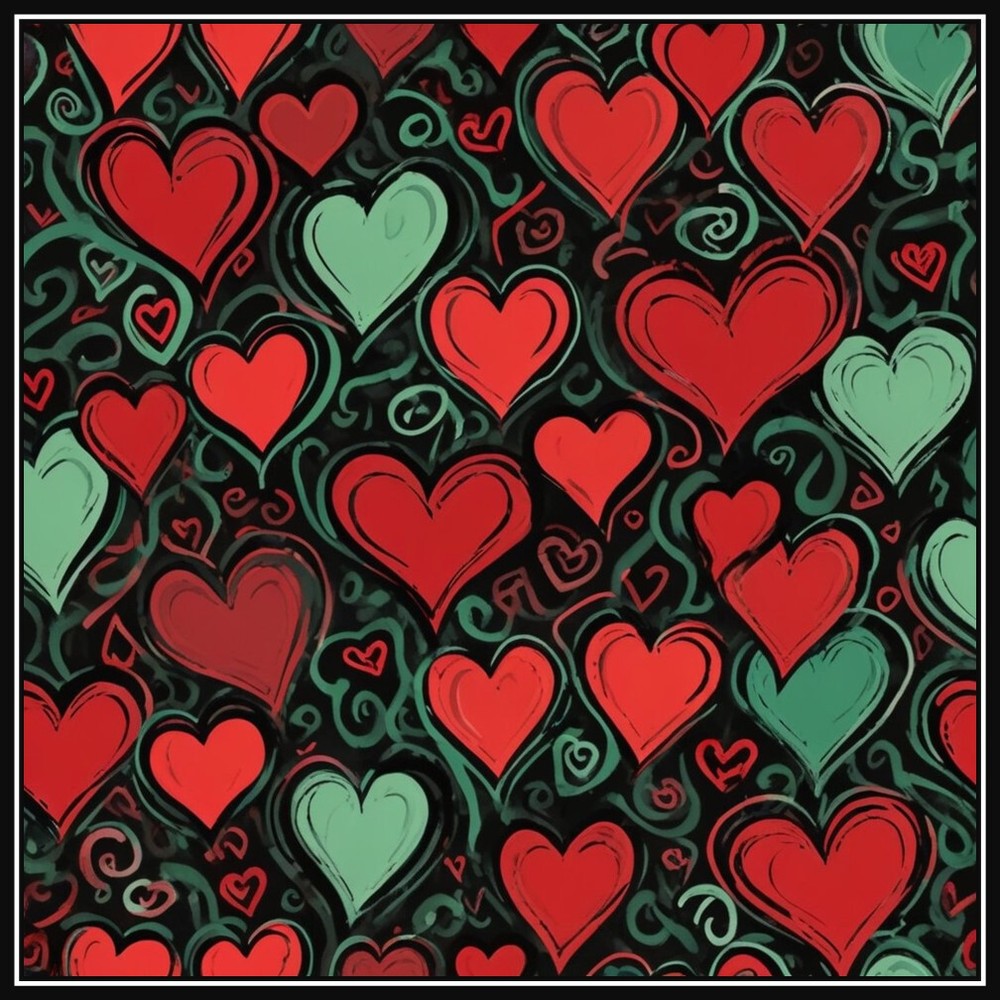 30 Custom Abstract Love Personalized Address Labels