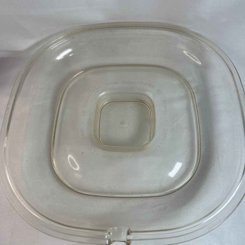 Rubbermaid Microwave Cookware 5551 Lid 5017 1 Quart Vintage Stackable Cooking
