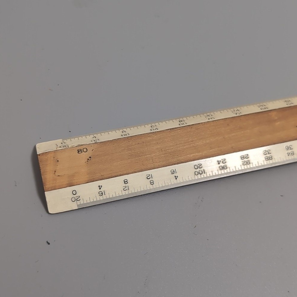 Vintage Dietzgen Excello 1549 Drafting Ruler