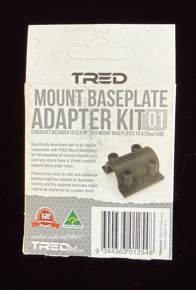 TRED Mount Baseplate Adapter Kit 01 TPMKBA01 Pro Mounting Bracket.