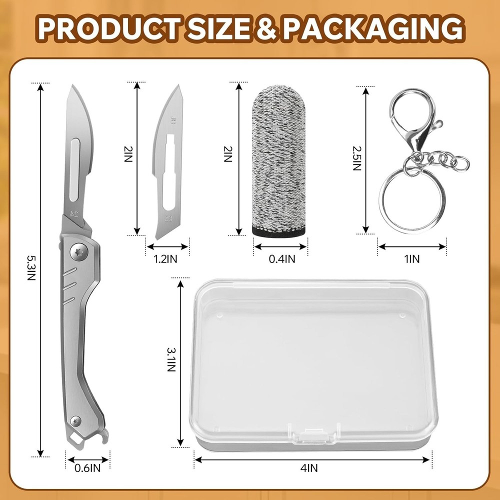 Folding Bread Lame with Replaceable Carbon Steel Blades - Perfect for Creatives