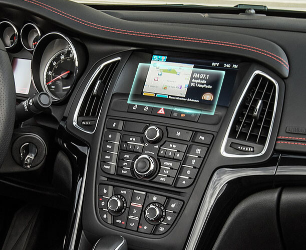 Crystal Clear Screen Protector for 2017 Buick Cascada Vehicle Navigation