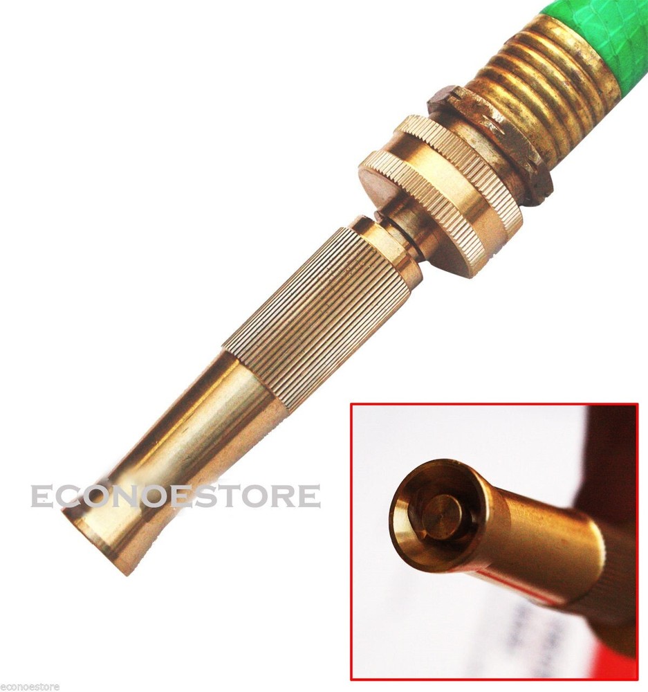 3/4" HOSE COUPLING BRASS HOSE NOZZLE 4" SOLID