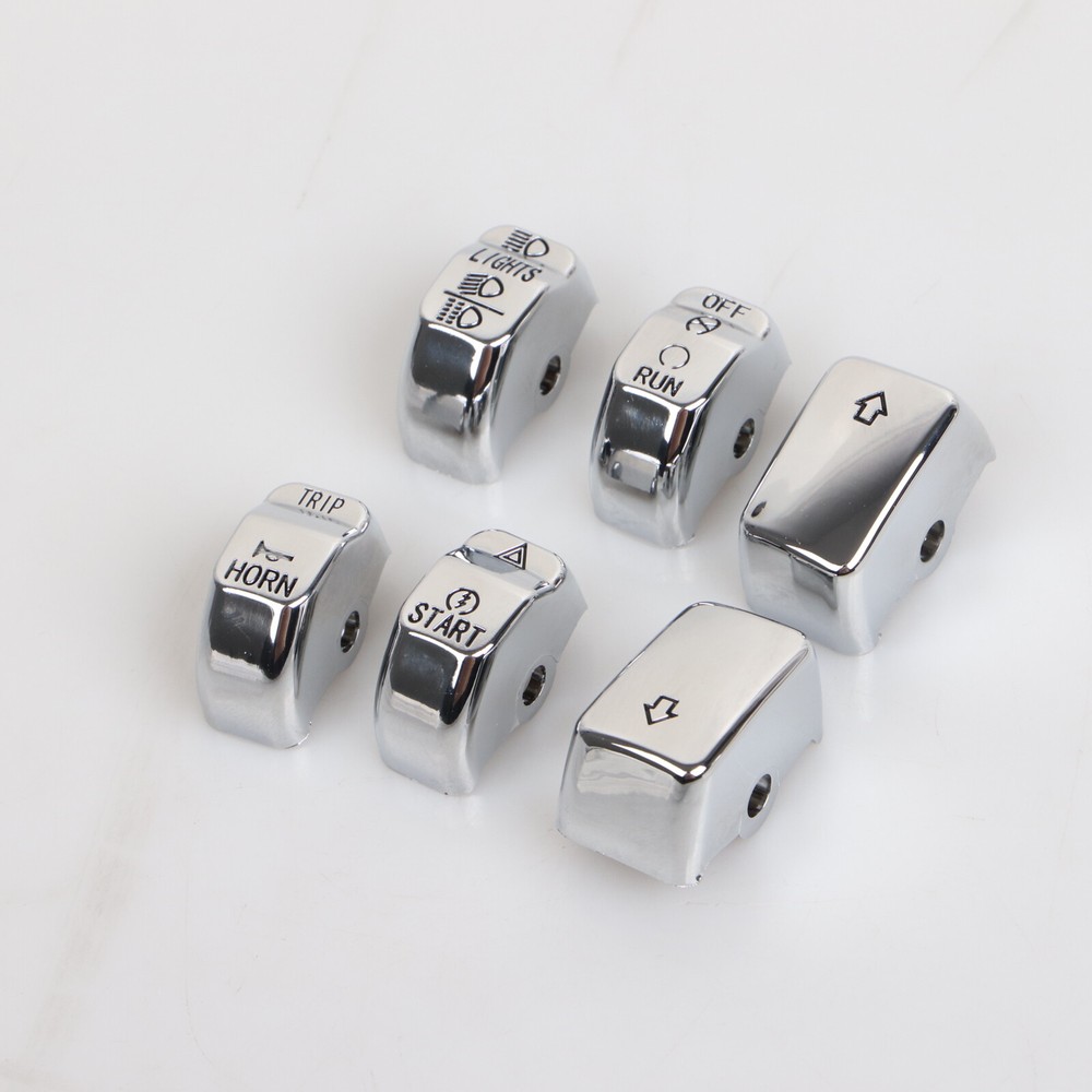 ABS Hand Control Switch Housing Button Cap For Harley Sportster 883 Dyna Softail