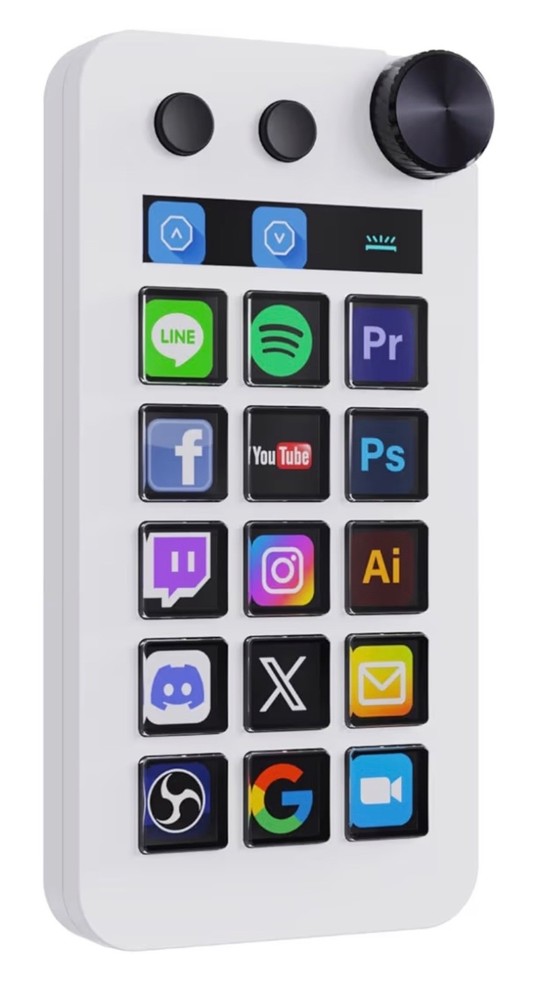 Macro Keyboard Stream Controller Deck with 18 Customizable Macro Keys support Nu