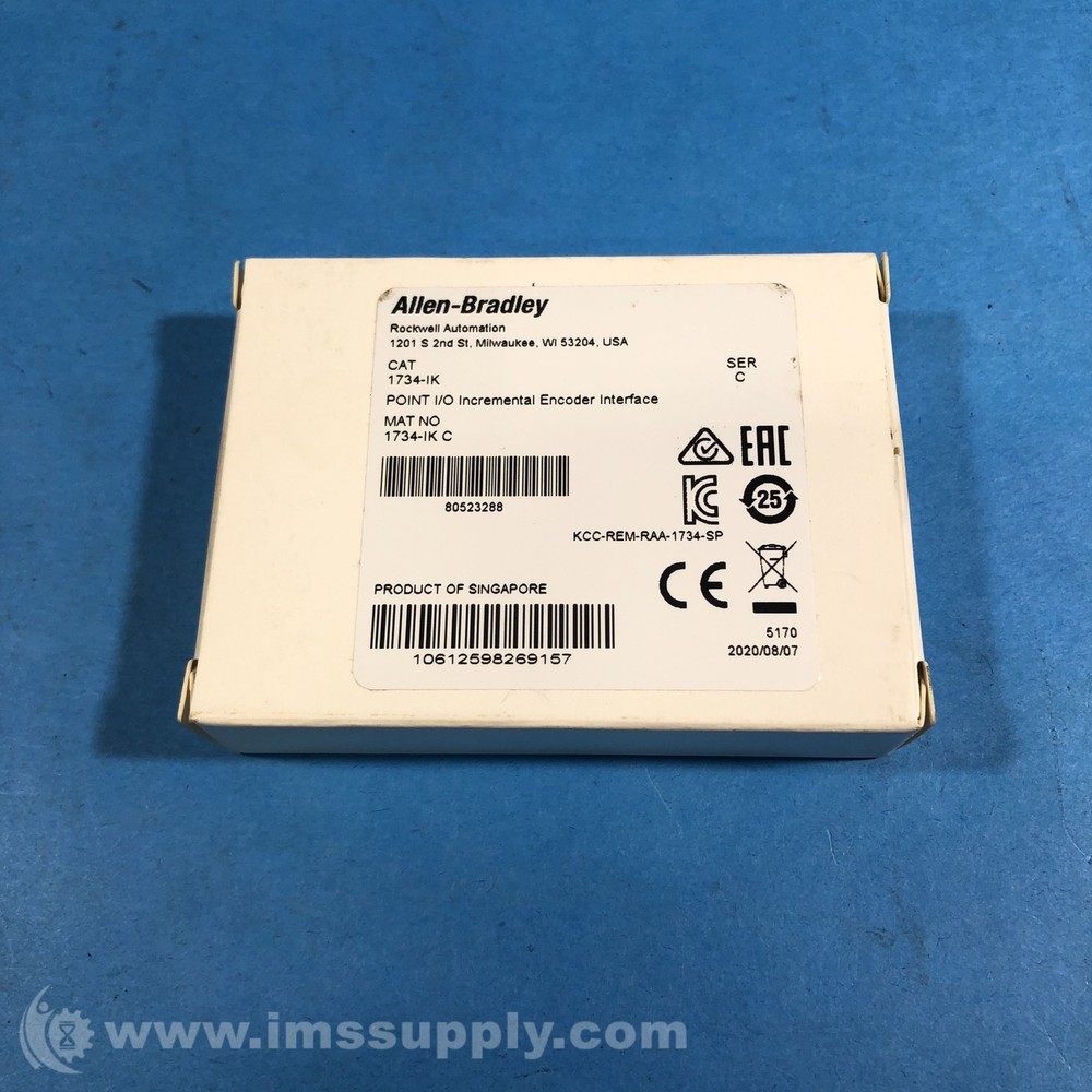 Allen Bradley 1734-IK Series C Incremental Encoder Module FNFP